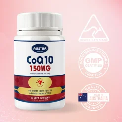 AUSTAR PHARMA VIETNAM 25 CoQ10 150mg Vien uong ho tro suc khoe tim tang cuong nang luong1-Austar-pharma