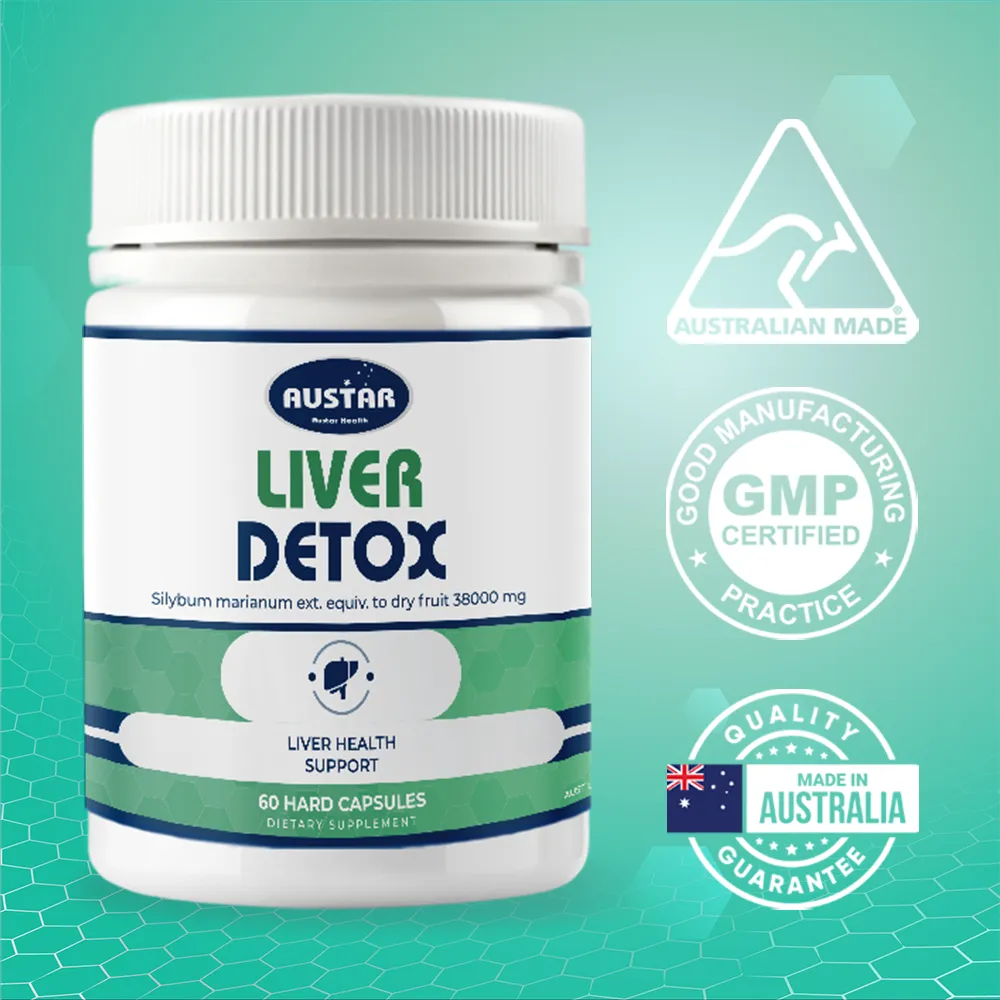 AUSTAR Liver Detox - 60 Hard Capsules 2 AUSTAR Liver Detox - 60 Hard Capsules - Image 2